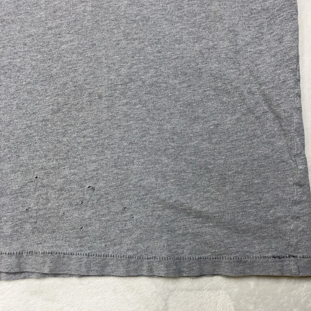 Y2K Abercrombie & Fitch Muscle T-Shirt Mens 2XL Single Stitch Raised Velvet Logo